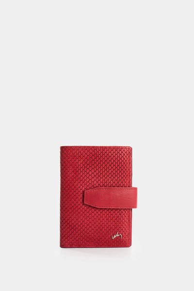 BILLETERA DE CUERO GRABADO PARA MUJER ARIA