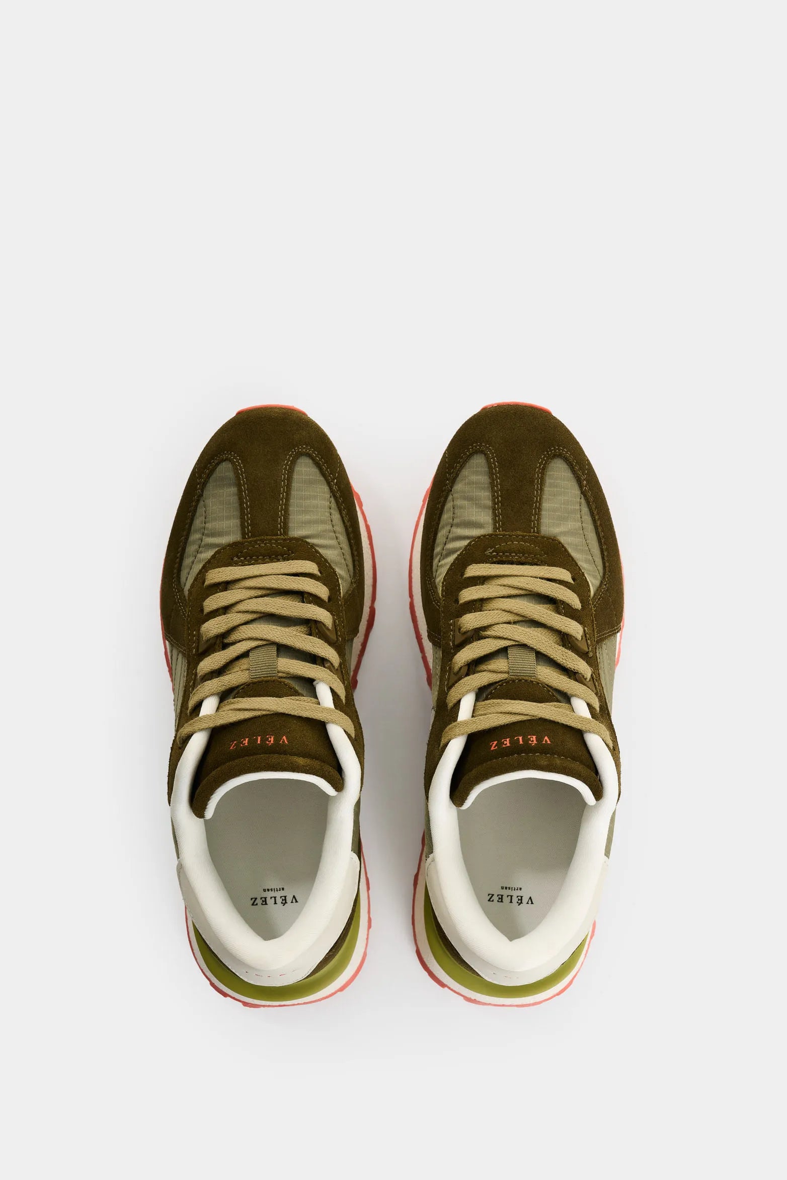 Sneakers de cuero gamuzado y textil para hombre Boreal 2