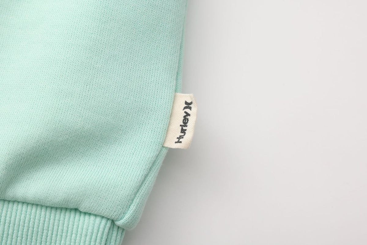 HZ262P60039-PALM HORIZON CROPPED CREWNECK