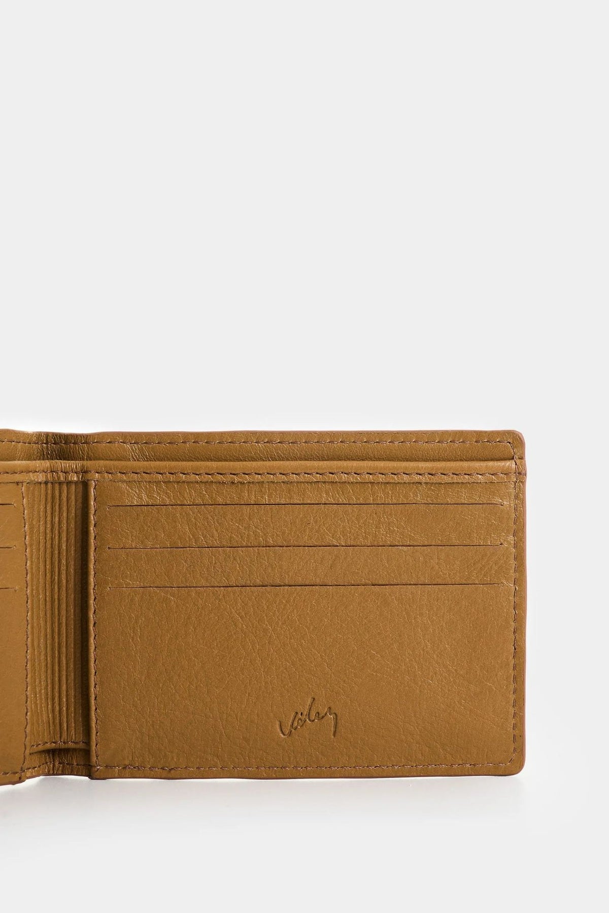 BILLETERA DE CUERO CON DETALLE GRABADO PARA HOMBRE LIRA