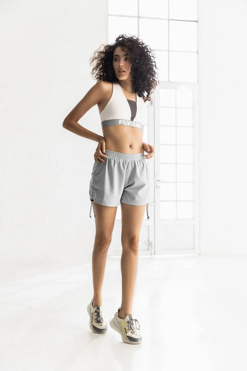 Top corto para mujer deportivo aireo tejido de punto