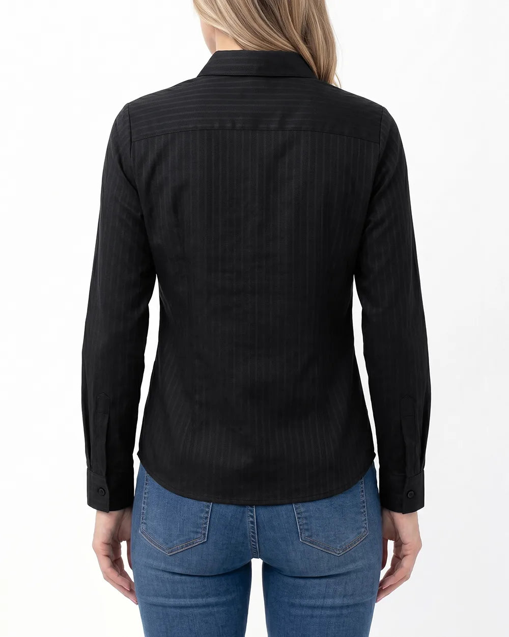 DE-0002001 Blusa de vestir total comfort bambú manga larga