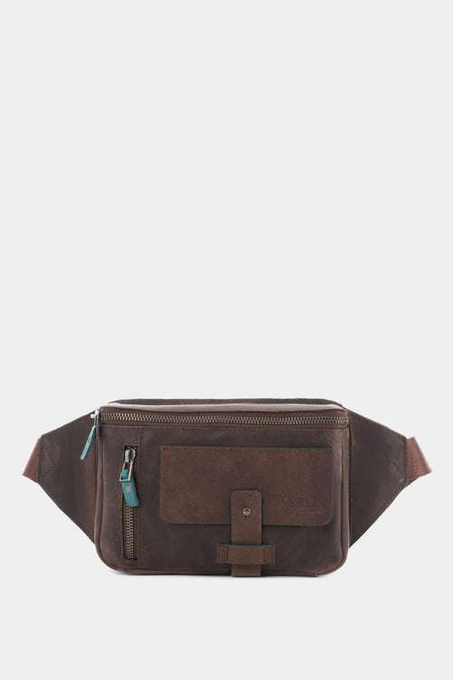 CANGURERA CASUAL DE CUERO VINTAGE