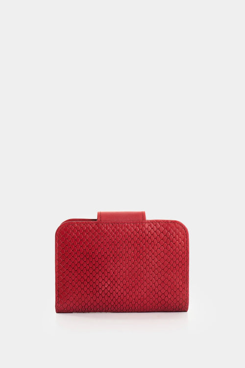 1039071 Billetera de cuero grabado para mujer Hiedra