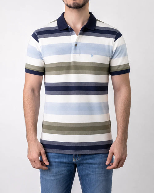 XT-0066602 Camisa sport slim fit azul
