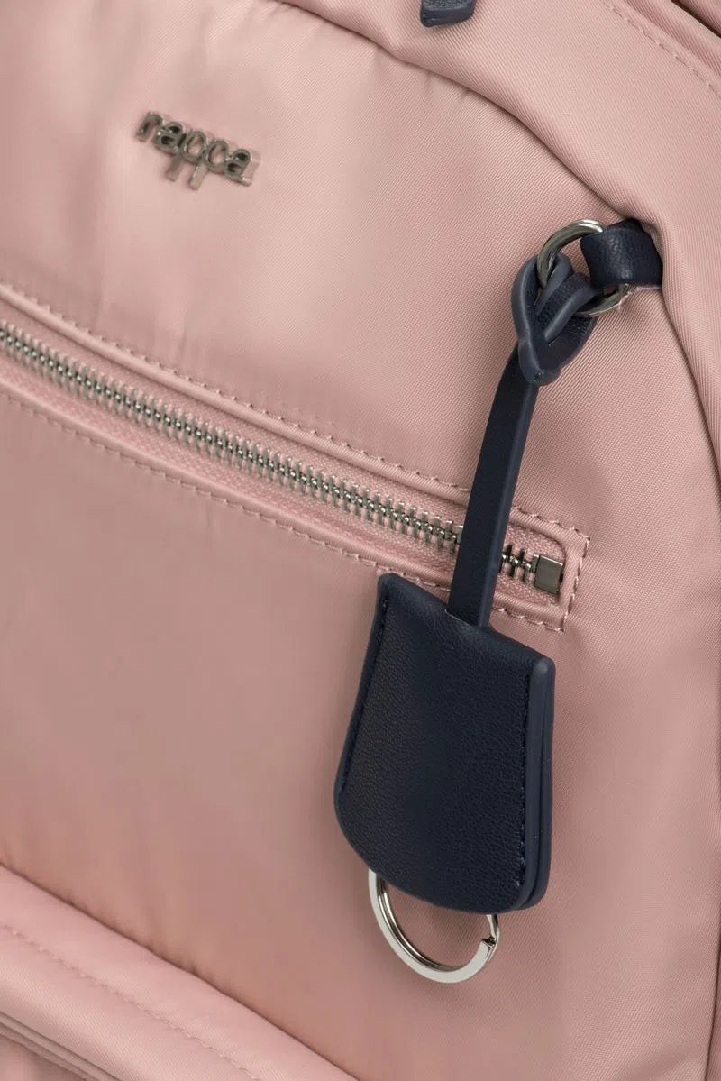 BOLSO TIPO TULA MORRAL EN LONA CON LLAVERO EN SINTETICO