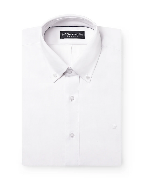 OD-0000101 Camisa pierre cardin oxford stretch blanco