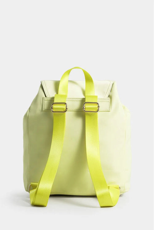 BOLSO TIPO TULA MORRAL PARA MUJER EN LONA CON TAPA Y BOLSILLOS FRONTALES