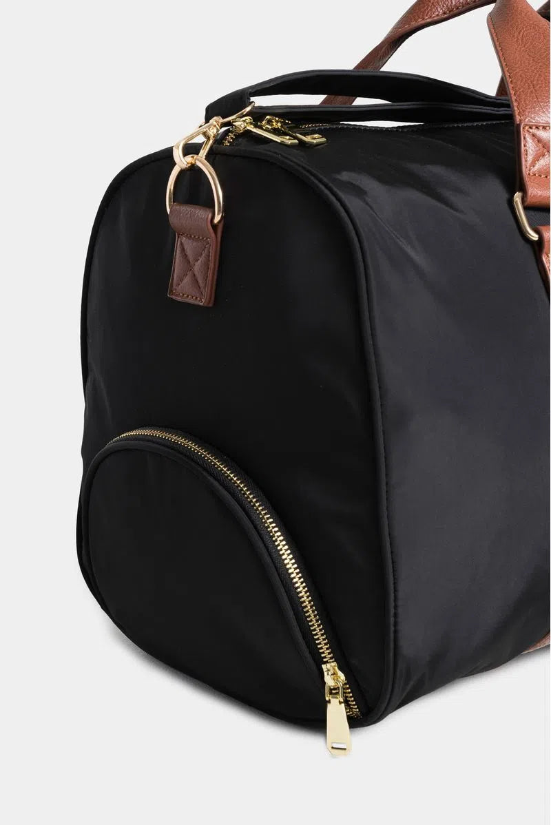 BOLSO DE GRAN CAPACIDAD EN TEXTIL CON CARGADERAS DE MANO EN SINTETICO