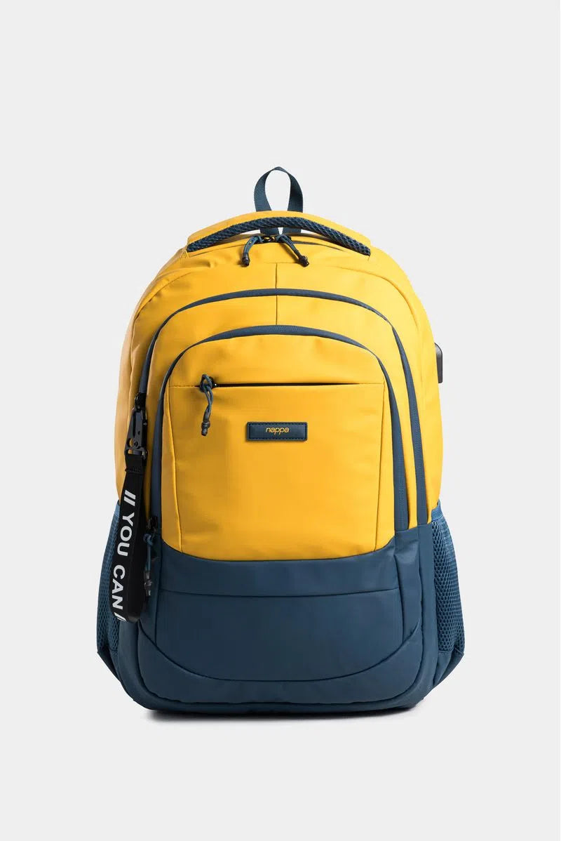 TULA MORRAL HAWKING BLOCK EN LONA CON CIERRES EN CONTRASTE