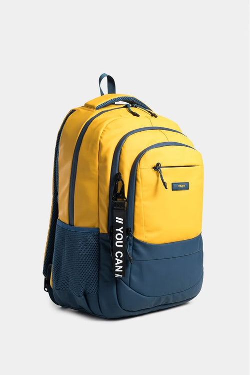 TULA MORRAL HAWKING BLOCK EN LONA CON CIERRES EN CONTRASTE