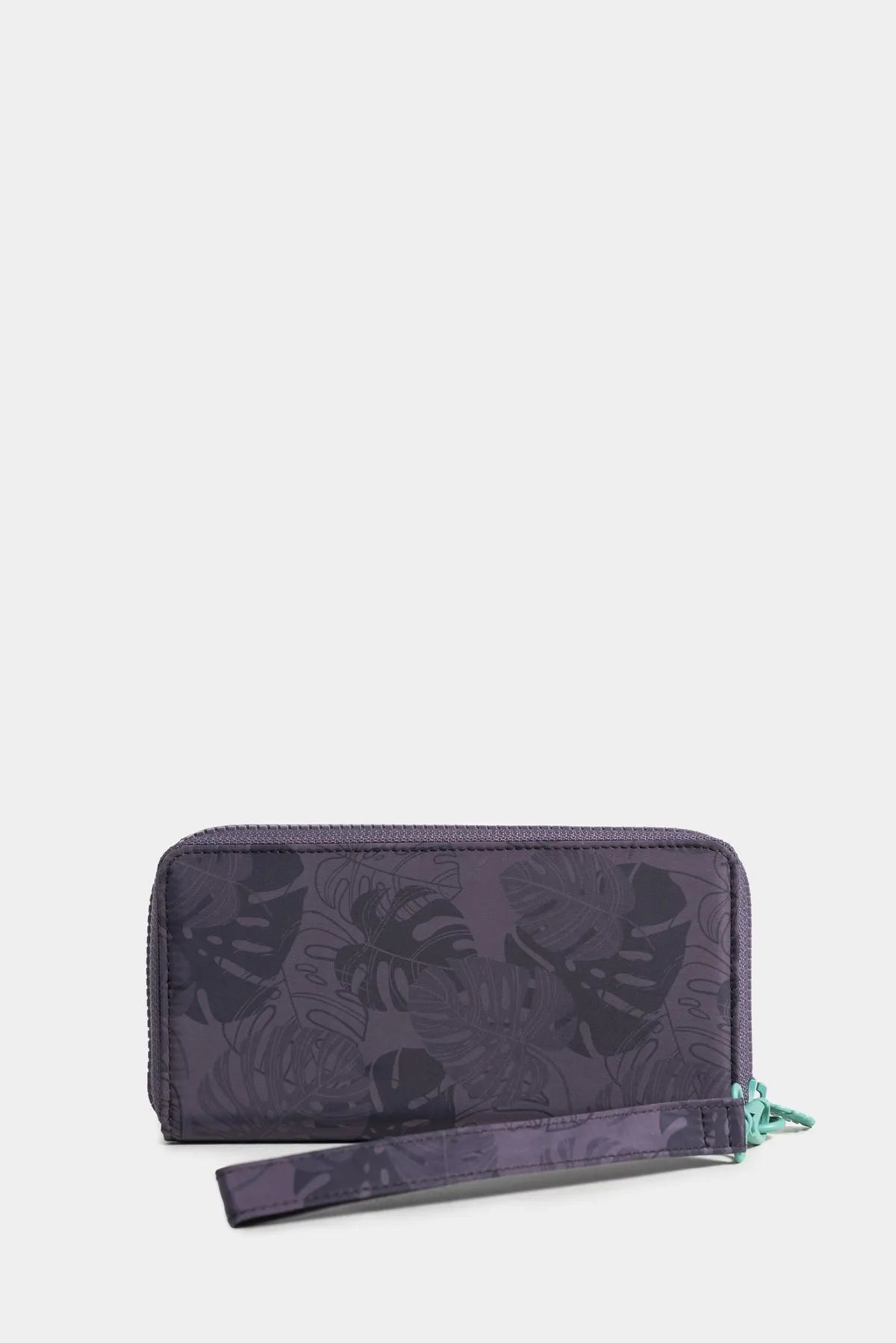 BILLETERA PORTACHEQUERA VERA BOTANICAL EN TEXTIL ESTAMPADO DE APERUTA COMPLETA