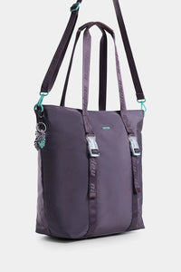 SHOPPING LYRATA BOTANICAL EN TEXTIL ESTAMPADO CON HEBILLAS DECORATIVAS