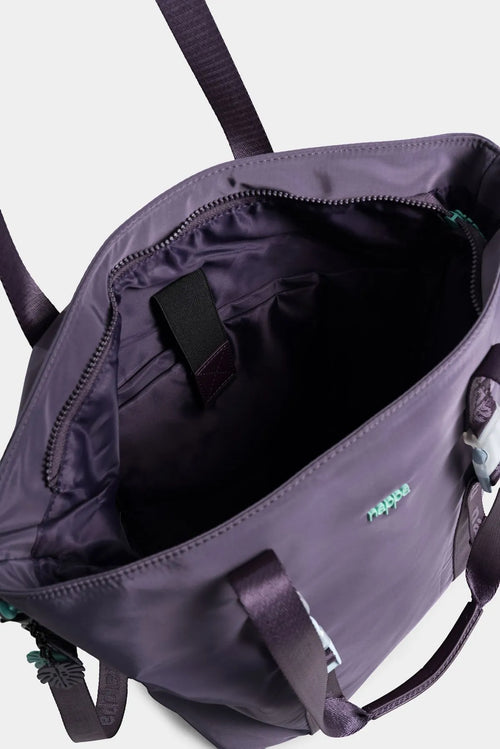 SHOPPING LYRATA BOTANICAL EN TEXTIL ESTAMPADO CON HEBILLAS DECORATIVAS