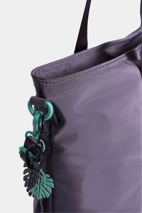 SHOPPING LYRATA BOTANICAL EN TEXTIL ESTAMPADO CON HEBILLAS DECORATIVAS