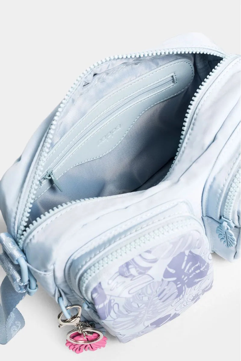 MANOS LIBRE PARA MUJER EN TEXTIL FICUS BOTANICAL CON BOLSILLOS EXTERNOS