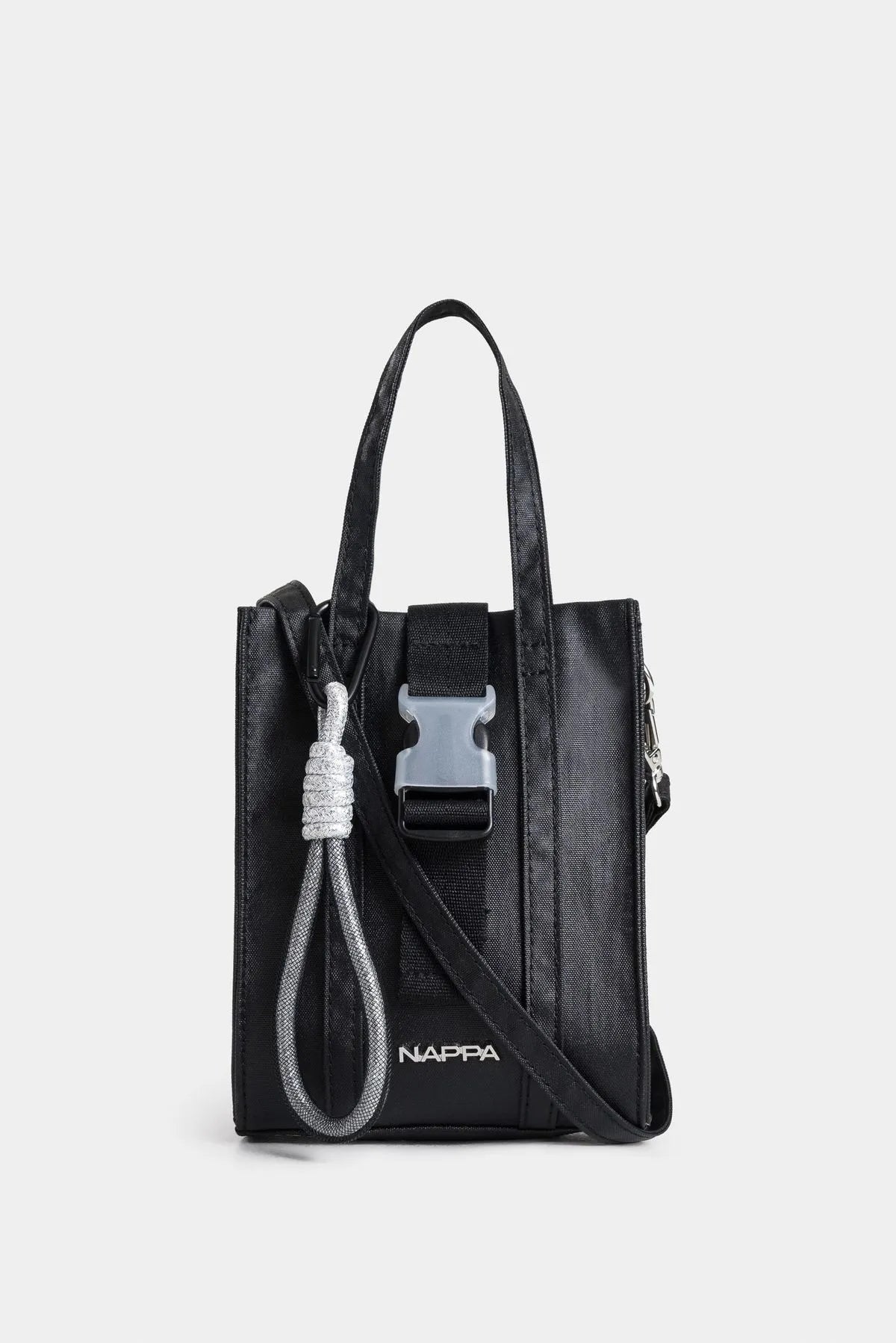 BOLSO TIPO BANDOLERA CON LLAVERO REMOVIBLE EN SILUETA DE MODA