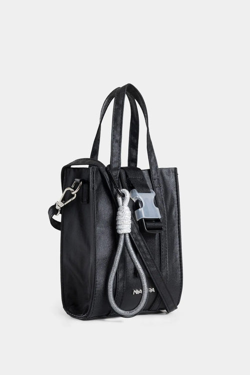 BOLSO TIPO BANDOLERA CON LLAVERO REMOVIBLE EN SILUETA DE MODA