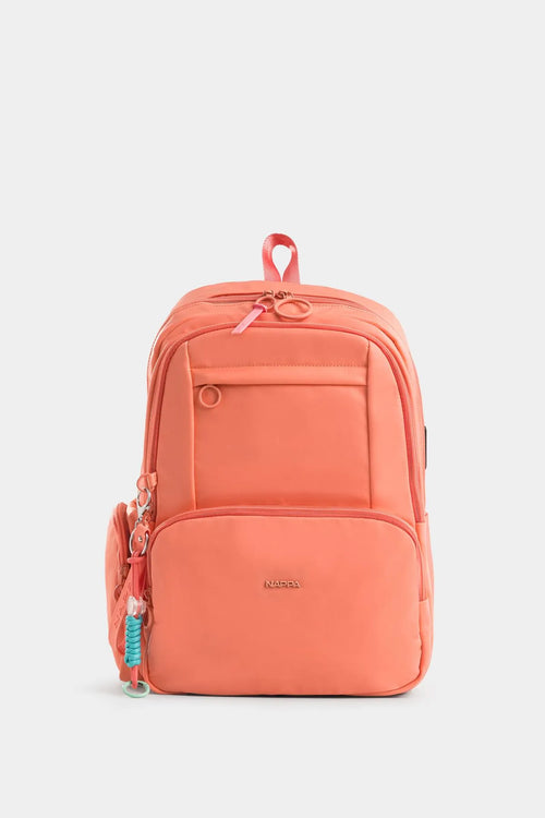 BOLSO TIPO MORRAL GRANDE CON CIERRES TRANSLÚCIDOS