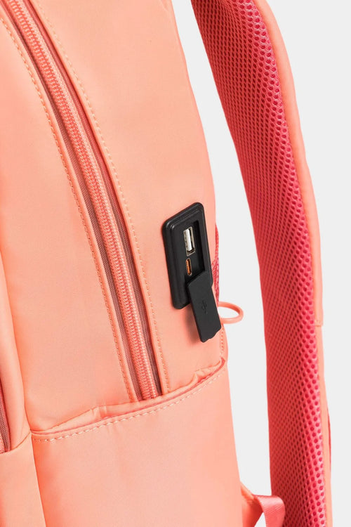 BOLSO TIPO MORRAL GRANDE CON CIERRES TRANSLÚCIDOS