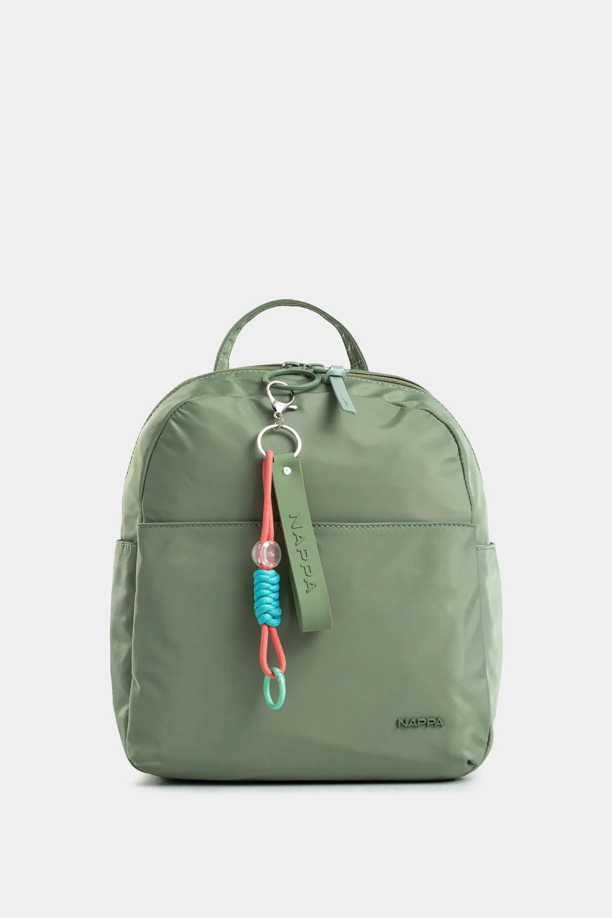BOLSO TIPO MORRAL PEQUEÑO CON CIERRES TRANSLÚCIDOS