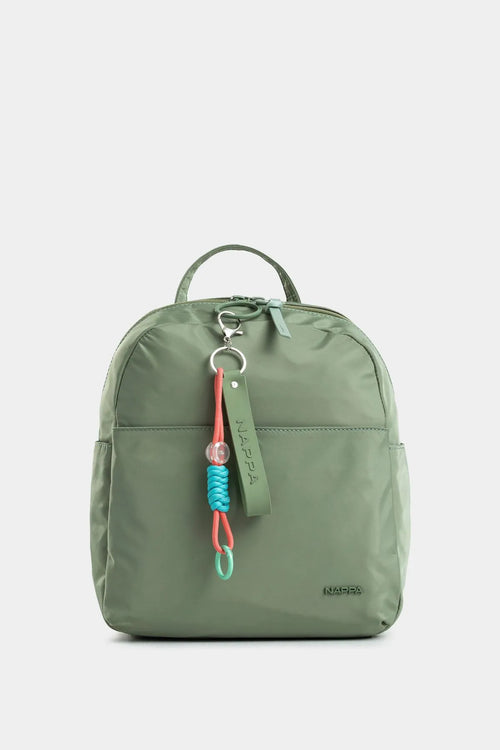 BOLSO TIPO MORRAL PEQUEÑO CON CIERRES TRANSLÚCIDOS