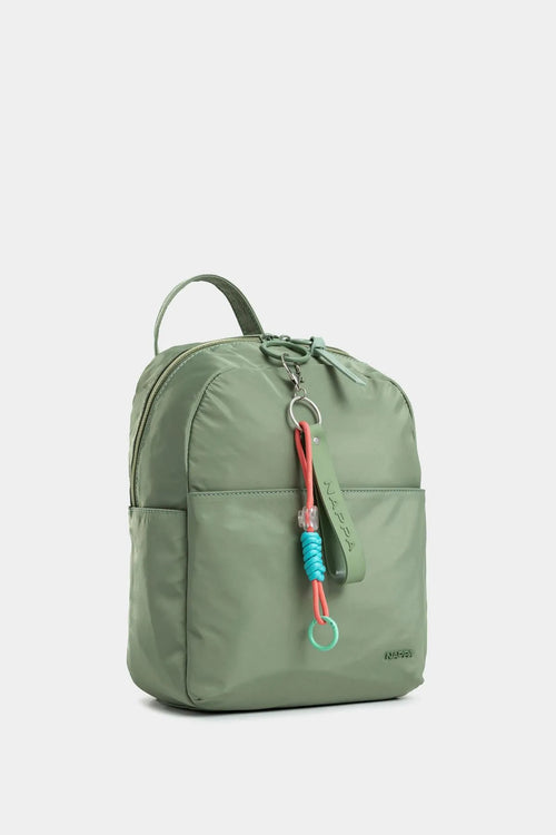 BOLSO TIPO MORRAL PEQUEÑO CON CIERRES TRANSLÚCIDOS