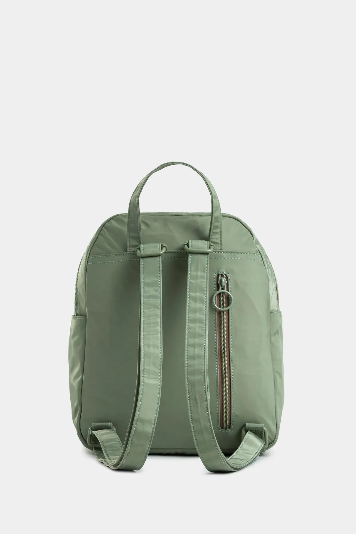 BOLSO TIPO MORRAL PEQUEÑO CON CIERRES TRANSLÚCIDOS