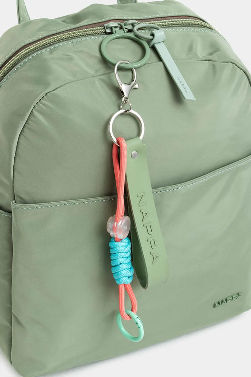 BOLSO TIPO MORRAL PEQUEÑO CON CIERRES TRANSLÚCIDOS
