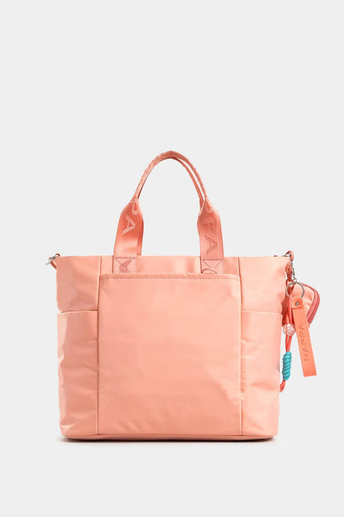 BOLSO TIPO BAGUETTE MEDIANO CON MONEDERO REMOVIBLE