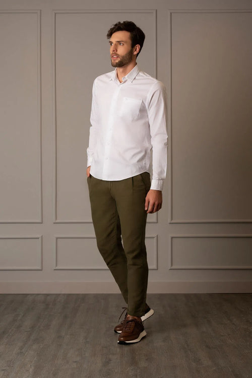 Pantalon chino lotus para hombre guardapolvo