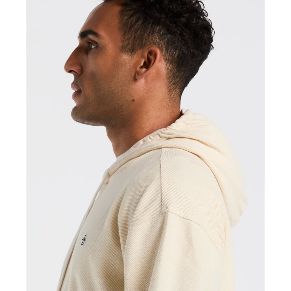 GK-F2500252 HOODIE BEIGE CON LOGO PETE