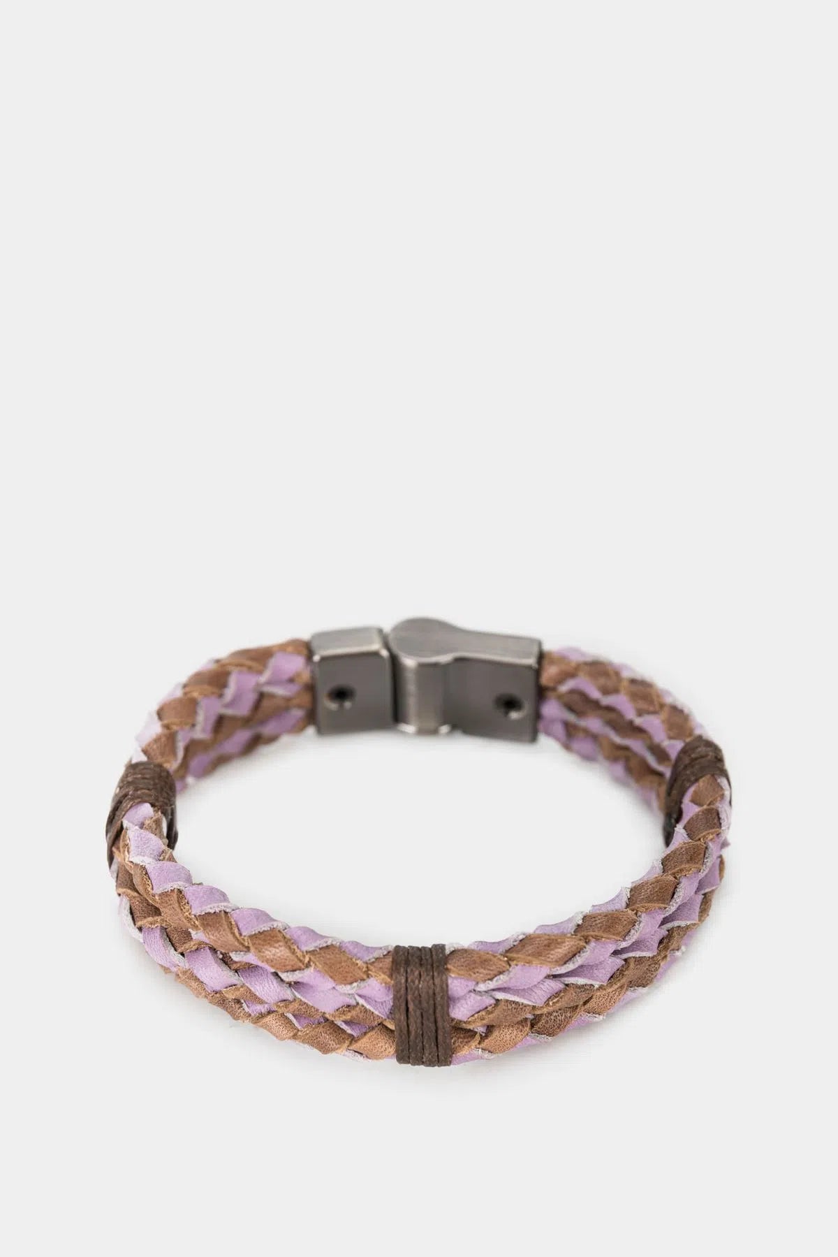 MANILLA PLAIT DE CUERO RENZADO ARTESANAL