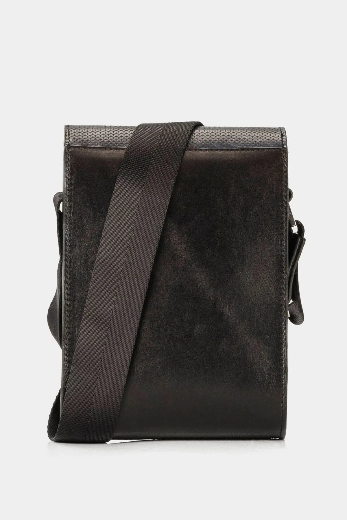 Manos libres estampado digital de cuero para hombre tapa texturizada