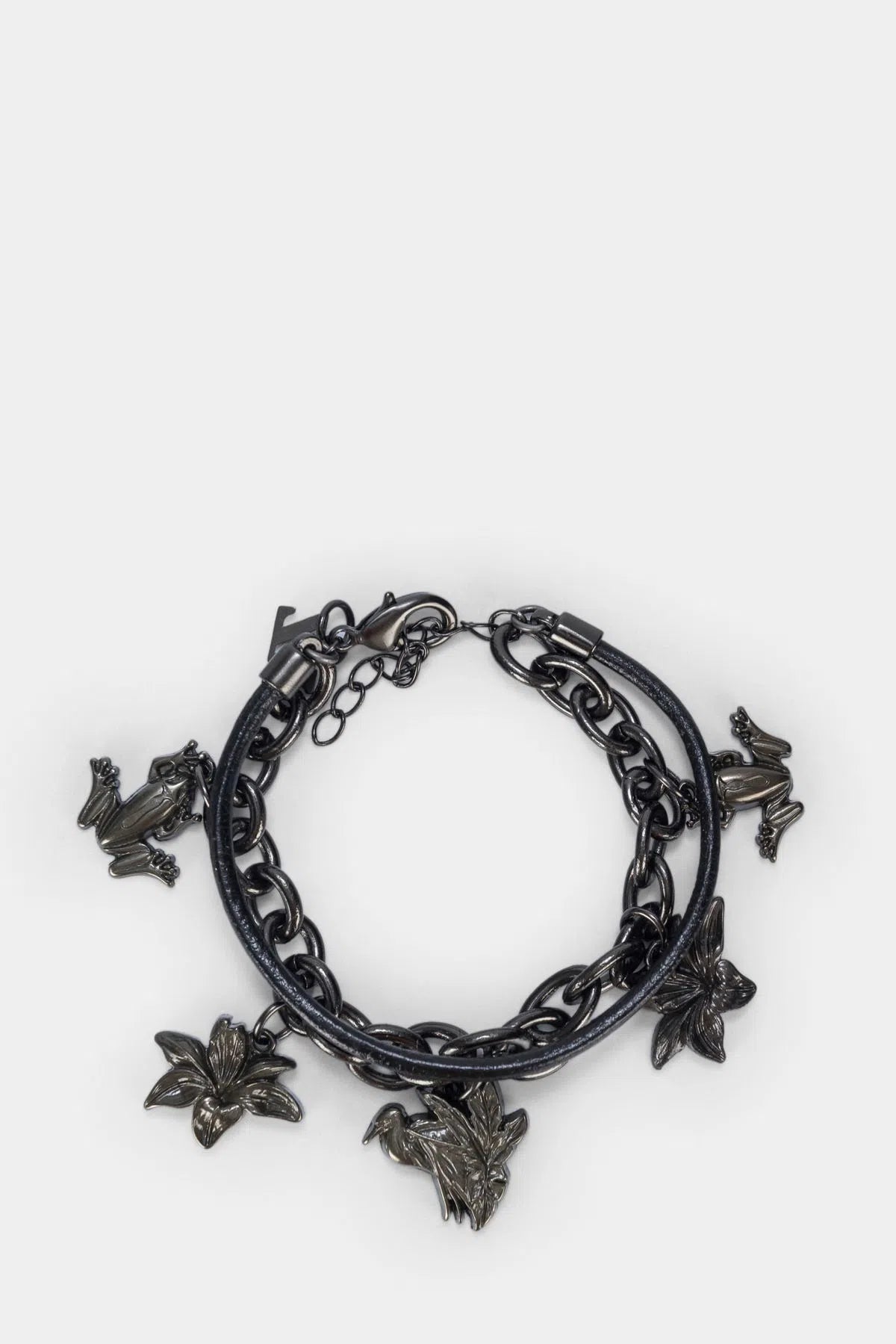 PULSERA VENUS EN CUERO Y METAL PARA MUJER CHARMS