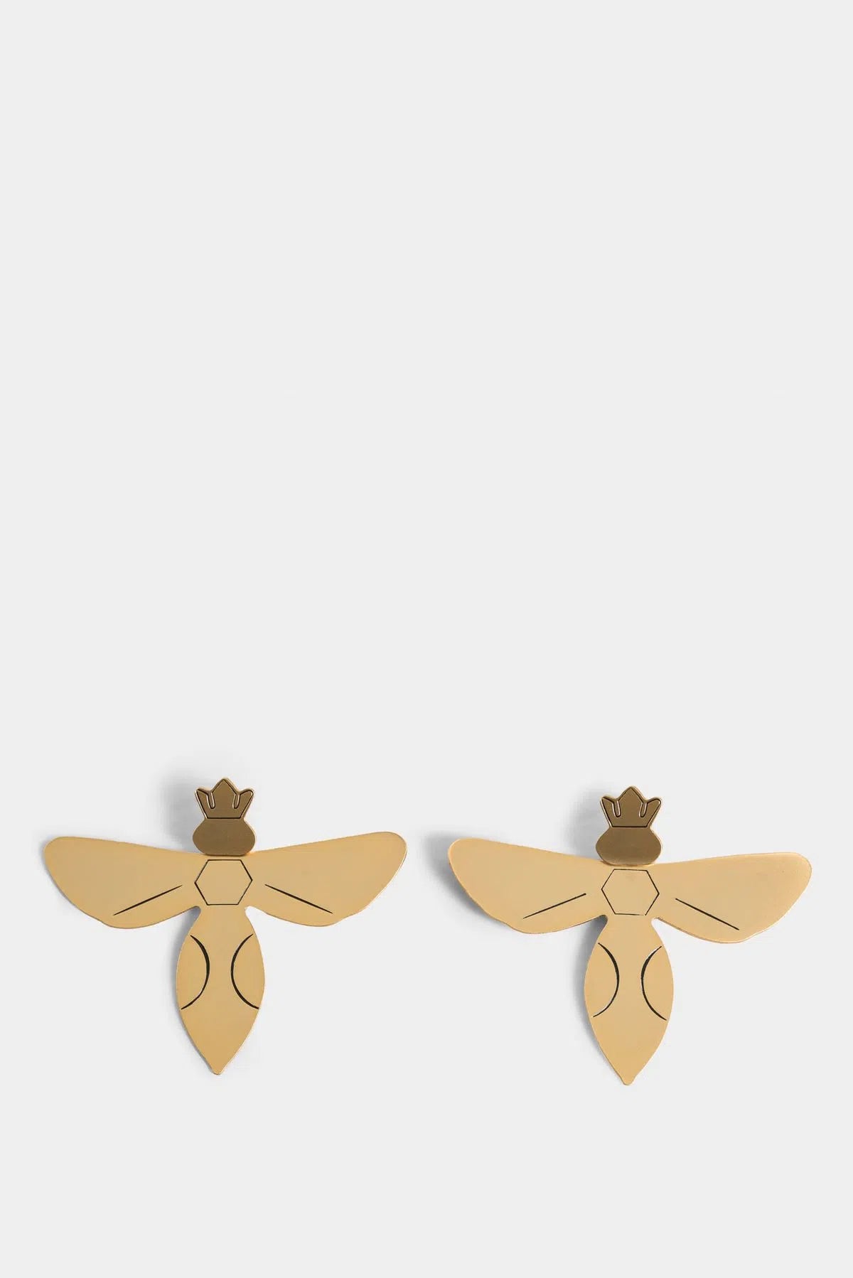 ARETAS MAXI ABEJA EN LÁMINA CON RESINA