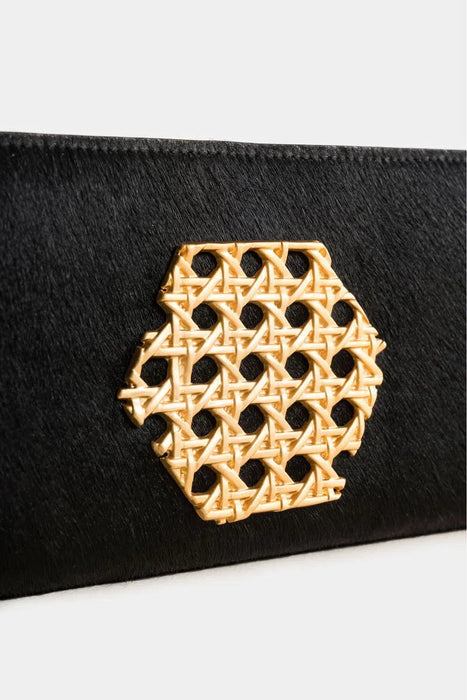 PORTACHEQUERA ANGOLA DE CUERO PELO PARA MUJER LAFAURIE