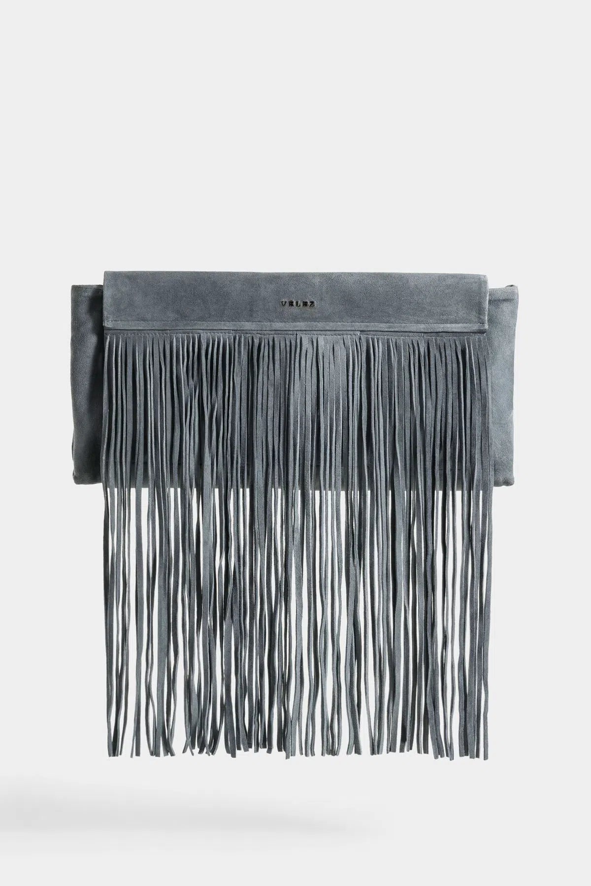 MANOS LIBRES CEREZO DE CUERO GAMUZA PARA MUJER FLECOS