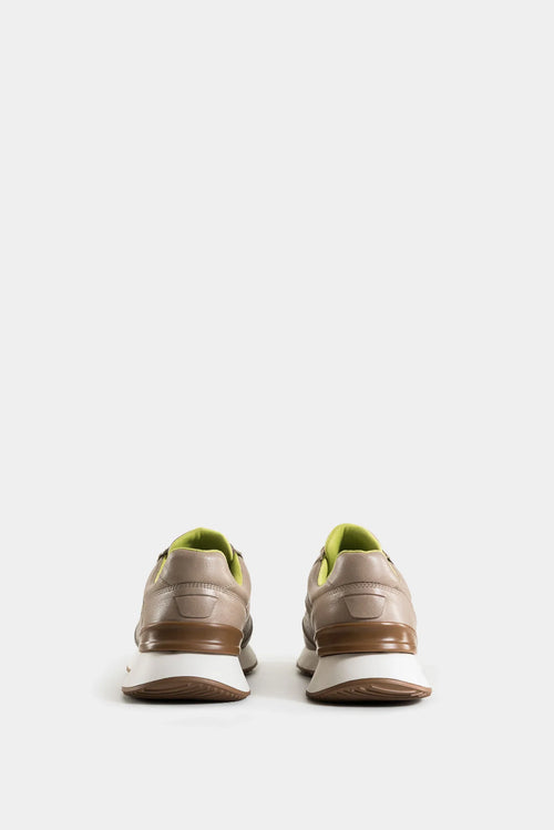 Tenis dalí de cuero para hombre detalle de perforado