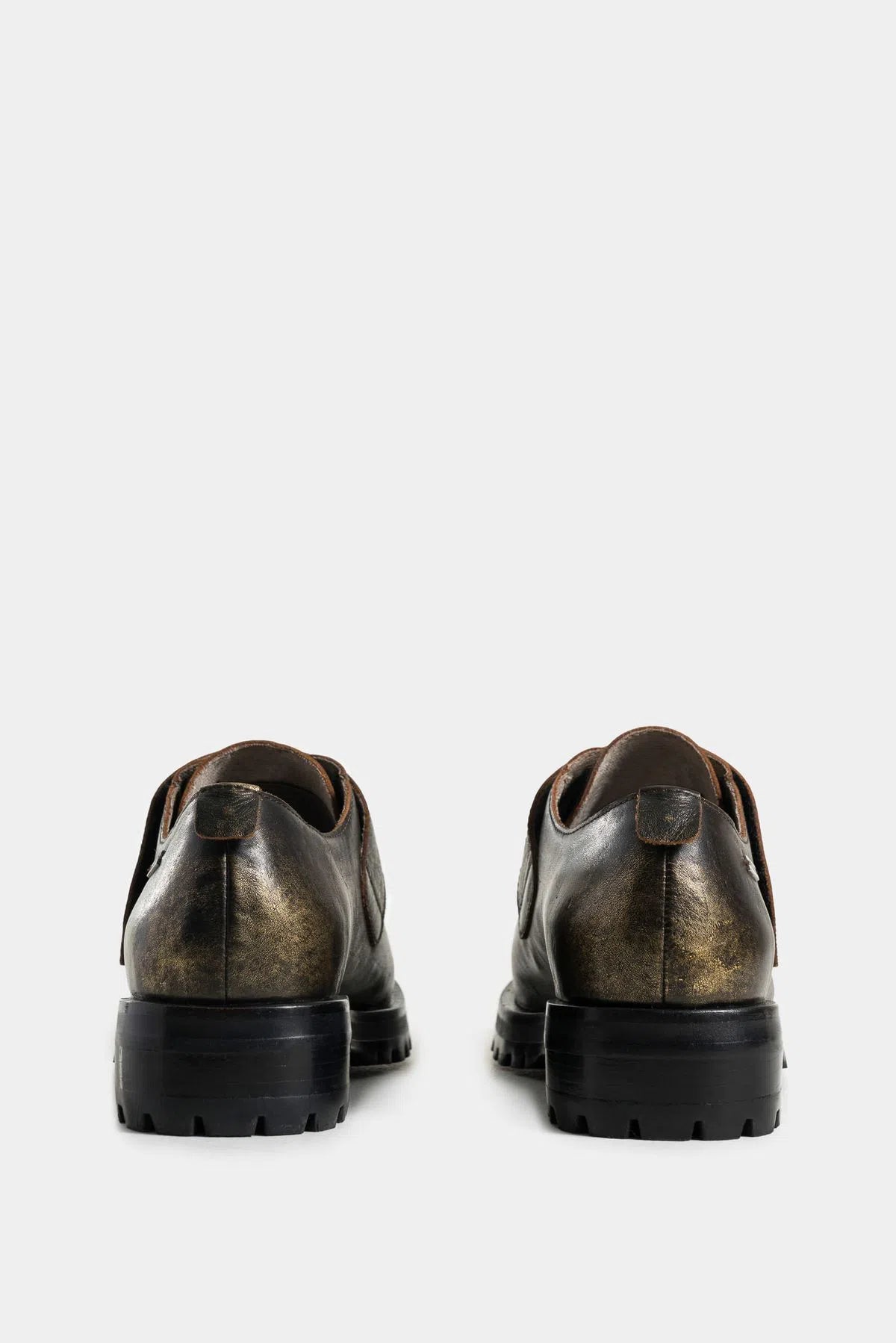 ZAPATOS CORDÓN GOBI DE CUERO FOLIA PARA MUJER CHAPETA CON VELCRO