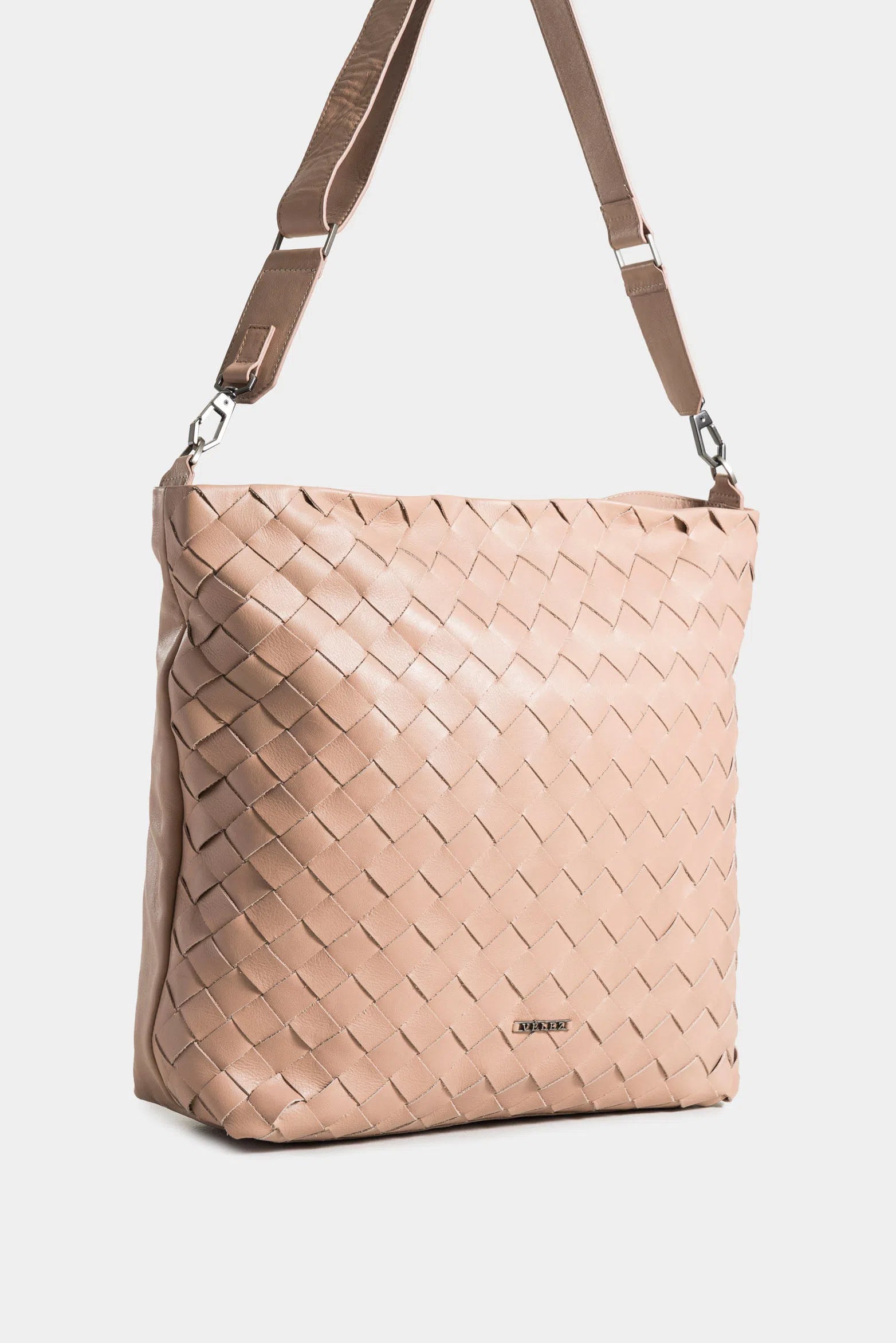 SHOPPING VENUS DE CUERO PARA MUJER TEJIDO ARTESANAL