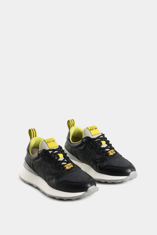 TENIS MERCURIO DE CUERO Y LONA PARA MUJER SILUETA URBAN