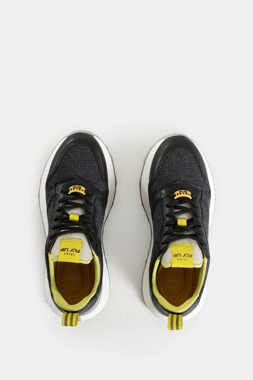 TENIS MERCURIO DE CUERO Y LONA PARA MUJER SILUETA URBAN