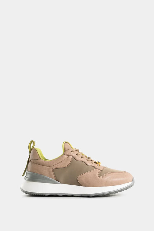 TENIS MERCURIO DE CUERO Y LONA PARA MUJER SILUETA URBAN