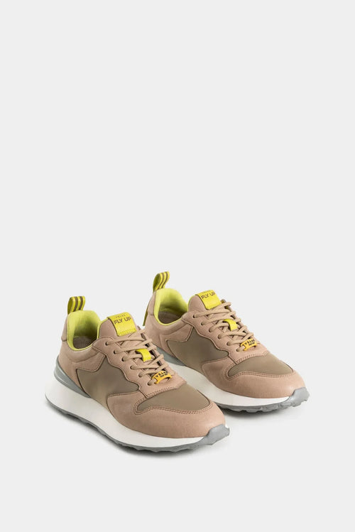 TENIS MERCURIO DE CUERO Y LONA PARA MUJER SILUETA URBAN