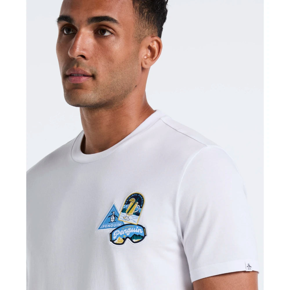 GK-F2563118 PLAYERA CON PARCHE COLOR BLANCA