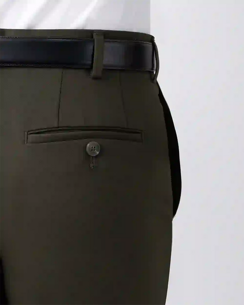 ME-0045307 Pantalón de vestir manhattan slim fit 4way stretch verde
