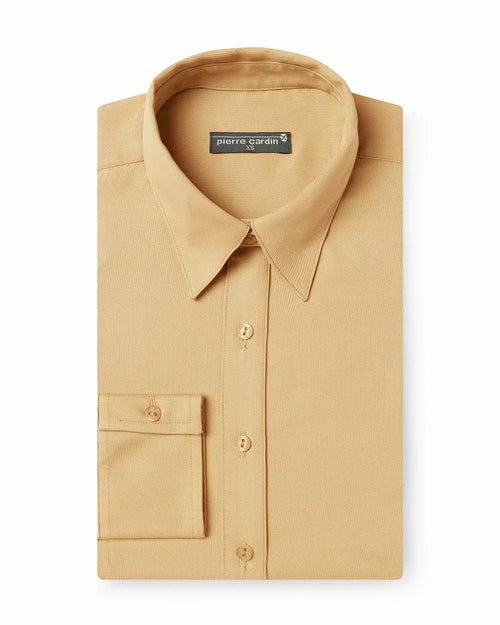 DS-P000101 Blusa de vestir pique beige
