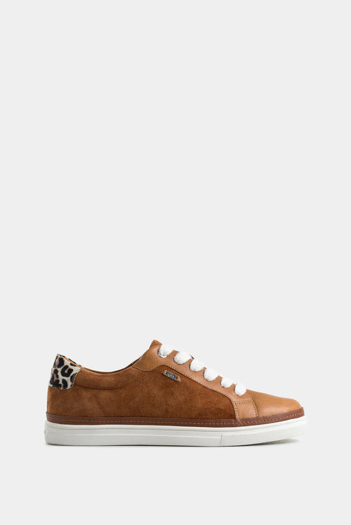 1036217 Sneakers dannan 3.0 de gamuza y cuero para mujer print