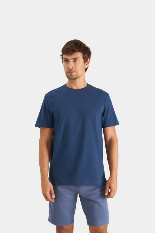 1033203 Camiseta perú cuello redondo para hombre basica jersey